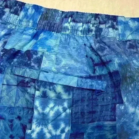 Peter Millar Crown Sonora Patchwork Swim Trunks Zippered Front Men Size XXL - Picture 10 of 14